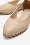 Women's Back Bow Ballerina Flats Cream - 3