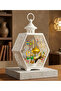 Ramadan LED Lantern Decoration Lights Islamic Eid Mubarak Hexagon Hanging Lantern String Lights