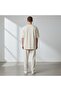 Metropoli̇tan 615 Beige Men's O-Neck Oversized Short Sleeve T-Shirt - 4