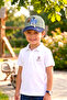 Fun Boy's Hat with 3D Teddy Bear Figure and Lace Detail - 2