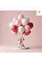 Pink White Red Balloon Set 20-Piece Birthday Party Decoration - 2