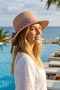 Summer Women's Straw Hat – Natural Texture, Wide Brim, Feminine Ribbon - 3