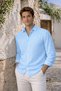 Men's Premium Muslin Shirt – Cotton, Anti-Sweat, Breathable, Half-Oversize Cut