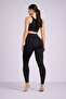 Ribbed High Waist Women's Leggings – Seamless Stretchy Fabric - 5