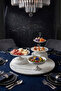 3-Piece Porcelain Modern Plate and Bowl Presentation Set & Salad, Appetizer, and Serving Set