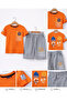 Boy's 2-Piece Set Comfortable Stylish Summer Shorts and T-Shirt Combination for Daily Use Comfortable Set - 7