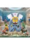 Spongebob Patterned Unisex Baby Jeans Salopet & Bodysuit - 3