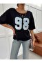 Asymmetric Collar Low Sleeve Short Sleeve 100% Cotton Knitted Blouse - 3