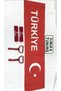 Red Moon Star Turkey Torpedo Towel and 2-Piece Belt Cover and 2-Piece Car Handle Cover - 4