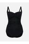 Heart Neckline Gathered Women's Swimsuit (S6)