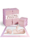 100 Pieces Baby Disposable Changing Mats,Waterproof Baby Changing Pads, 45x60 cm