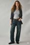 Jasika Puslu Navy Blue Color Low Waist Trousers