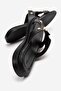 Women's Pearl Slippers Black - 4