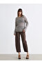 Esvab • Modern & Distinctive Zero Roba Collar Openwork Women's Knitwear Sweater - 3