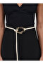 Tie-Up Rope Belt Women's Belt Trouser Belt Dress Belt Shirt Belt Coat Belt