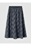 I Girls' Checkered Embroidered Flared Skirt from Freezen Store
