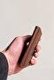 Vehicle License Case Genuine Leather License Holder Name Printed Tan - 3