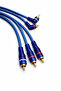Mn137F 2 Rca -5 Meter/4 Rca Male Audio Cable Gold-Plated End Compatible with Amplifier and Sound System - 2