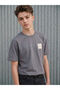 Original Oval Collar Printed Boy's T-Shirt