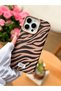 iPhone 16 Promax Compatible Zebra Design Silicone Case - 3