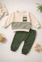 One Way Premium Striped Baby Boy Top and Bottom Set (0-24 Months)