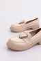 5112-424 Triangle Stone Detailed Women's Loafer Shoes - 4