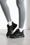 Black Unisex Daily Sports Shoes Light Sole Comfortable Sneaker 7655 - 3