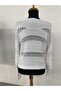 Women's White Knitwear Long Sleeve Blouse - 3