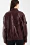 New Season Ysl High Collar Sports Leather Jacket - 5