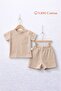 100% Cotton Ribbed Fabric Baby/Child Shorts Set