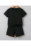 Nasa Printed Kids T-Shirt Shorts Bottom-Top Set - 2