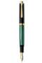 Souveran Series M1000 Black Green Fountain Pen m Nib - 3