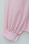 Balloon Cuff Short Poplin Shirt -Pink - 5