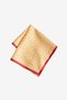 Men's Mustard Patterned Handkerchief