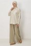 Striped Shirt Collar Tunic 46358 - 2
