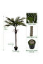 168cm Artificial Palm Tree, Fake Palm Trees, Faux Phoenix Palm Plants for Office Home Garden Decor - 6
