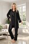 New Season Black Double-Breasted Collar Short Sleeve Summer Special Design Maternity Pajama Set - 6