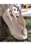 2313141Y Women's Genuine Leather Padded Sole Casual Sandals - 3