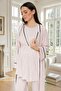 New Season Powder Double-Breasted Collar Short Sleeve Summer Special Design Maternity Pajama Set - 2
