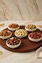 6-Piece Footed Presentation Bowl Set |   Unbreakable Appetizer, Nuts, Snack & Dessert Serving Container |   Stylish and Durable |   Beige - 3