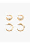 2-Piece Hoop Earring Set