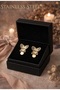 Gold Color Füsun Earring Model Brass Earring - 3