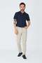 Beige Men's Gabardine Sports Pants - 5