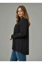 Women's Plus Size Shirt with Pocket Detail Black - 2