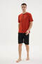 New Season Men's Modal-Cotton 3-Piece T-Shirt/Pants/Shorts Set - 2
