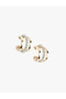Stone Detailed Multiple Hoop Earrings - 2