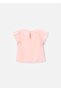 Girl's Chiffon Short Sleeve Blouse Powder 3195 - 2