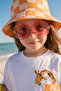 Pink Translucent Flower Model Children's Sunglasses