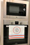Decorative Kitchen Cotton Oven Towel with Special Pattern 35X50 cm Washable Bird