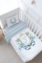 Baby Size Duvet Cover Set (100X150) - Blue Royal Series - Letter Y